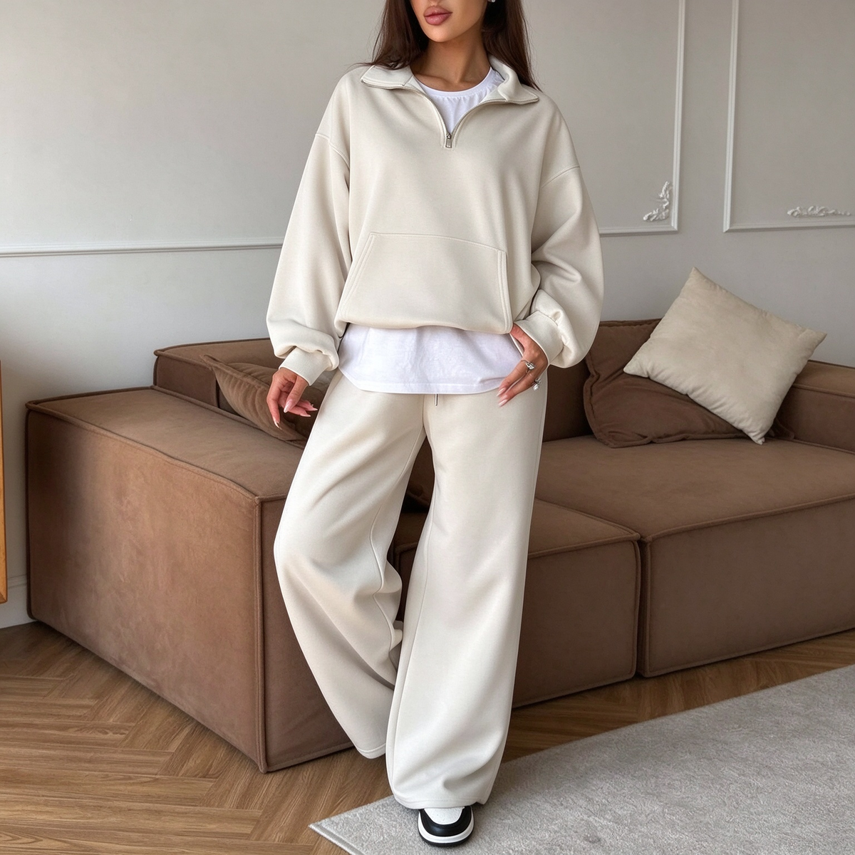 Sienna Cozy Half-Zip Lounge Set
