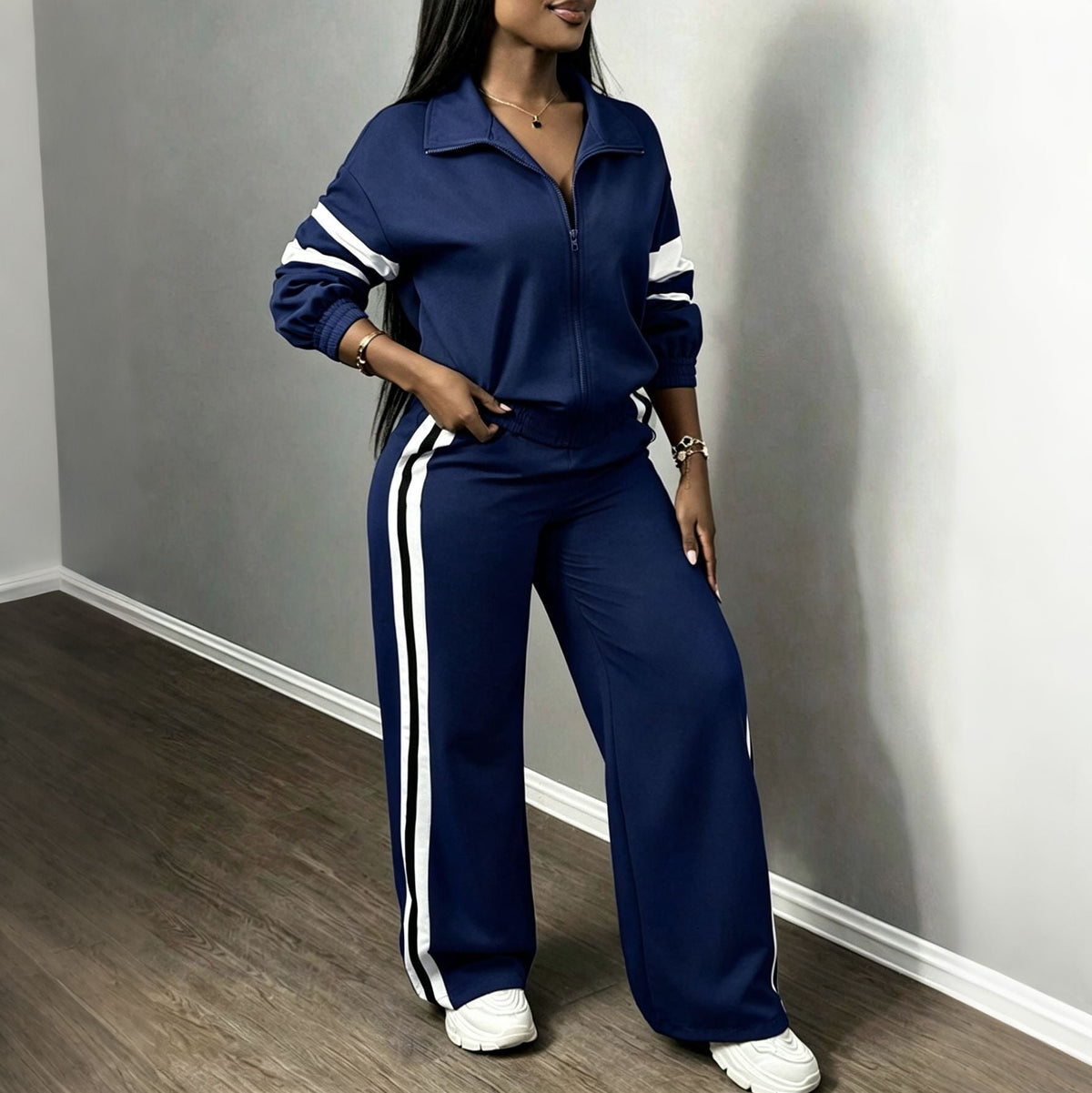 Camila Contrast Stripe Set