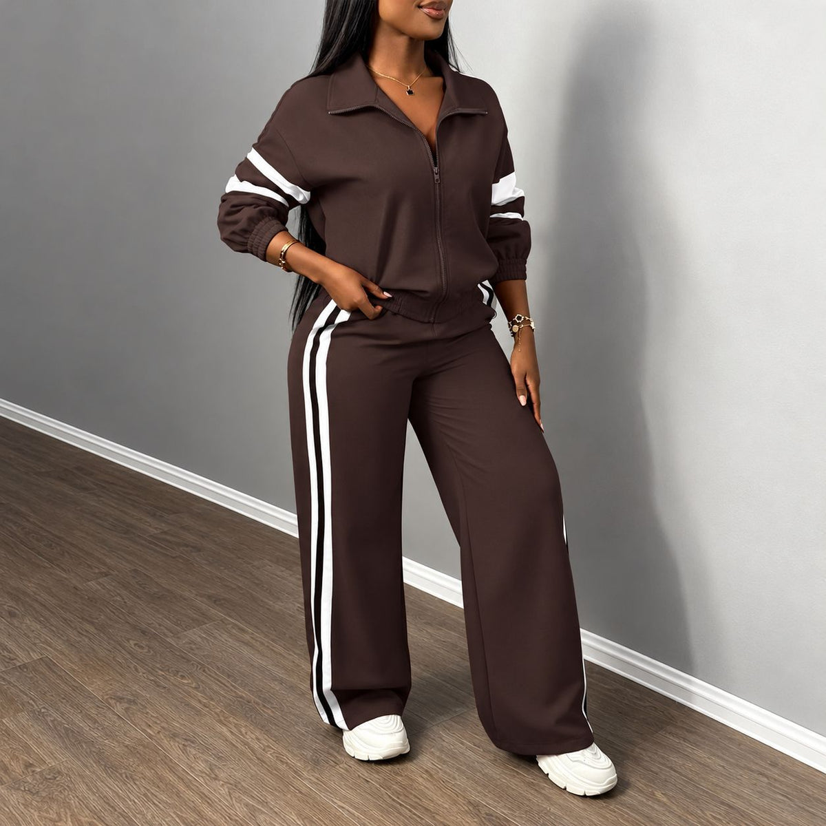 Camila Contrast Stripe Set